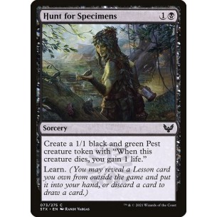 Hunt for Specimens