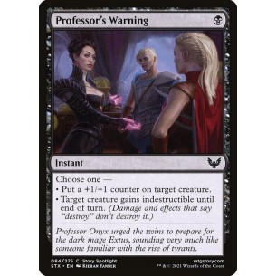 Professor's Warning