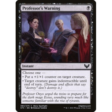 Professor's Warning