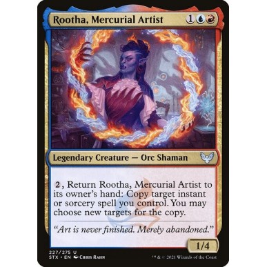 Rootha, Artista Volubile