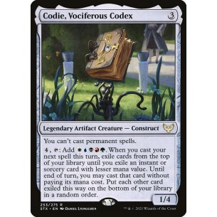 Codie, Vociferous Codex