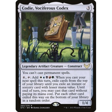 Codie, Vociferous Codex