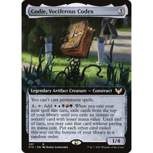 Codie, Vociferous Codex