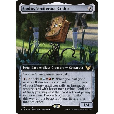 Codie, Vociferous Codex