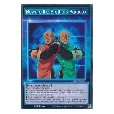Beware the Brothers Paradox!