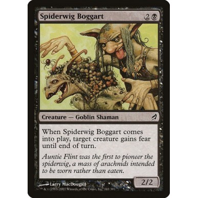 Boggart con Ragnoparrucca