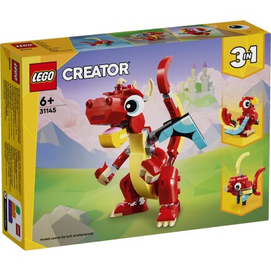 LEGO Creator - 31145 - Drago Rosso