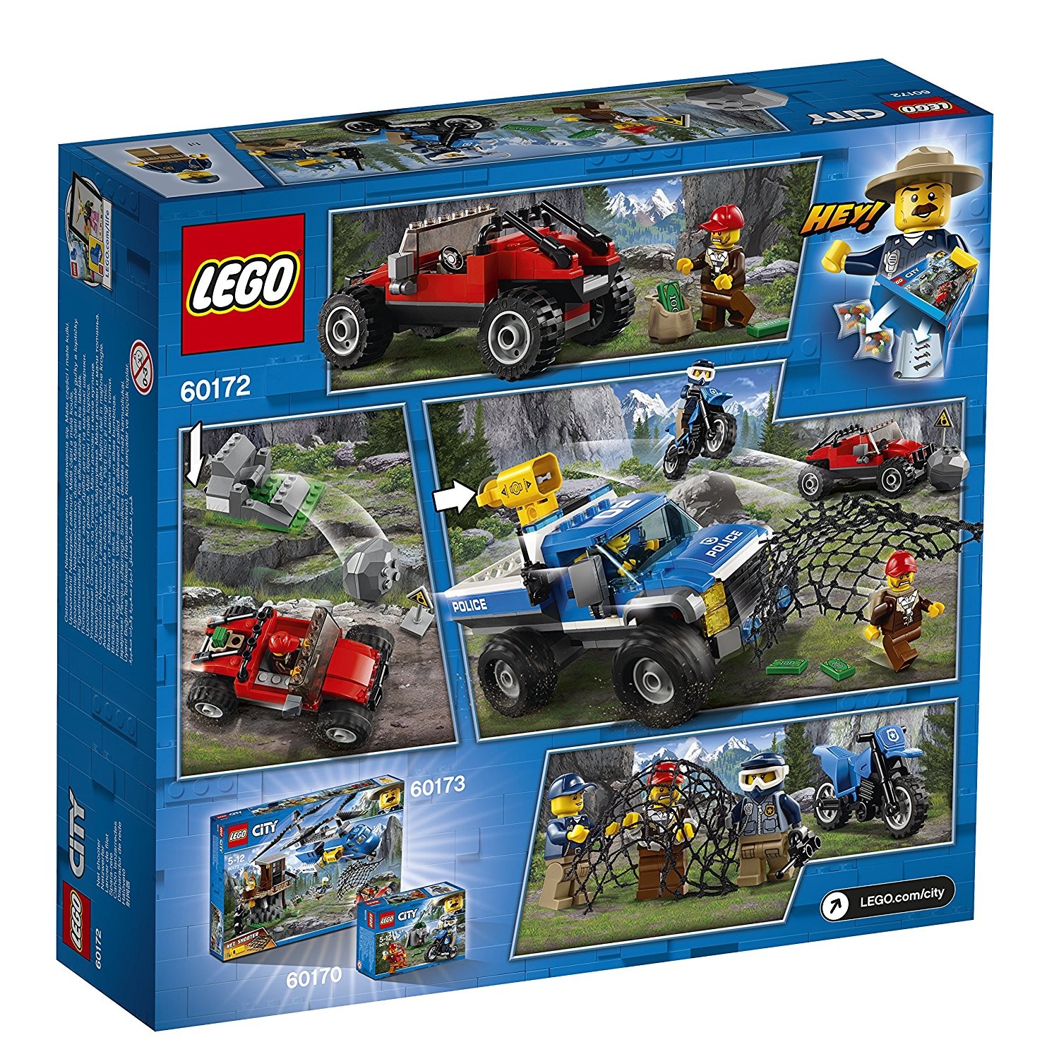 Lego City 60172 - Police - Duello Fuori Strada