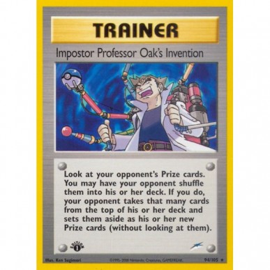 Impostor Professor Oak's Invention