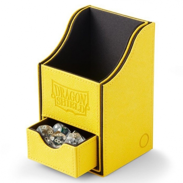 Dragon Shield - Nest+ - Yellow/Black Deck Box