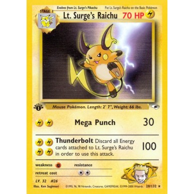 Lt. Surge's Raichu