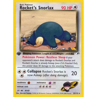 Rocket's Snorlax