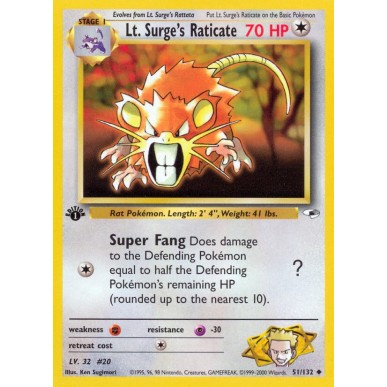 Lt. Surge's Raticate