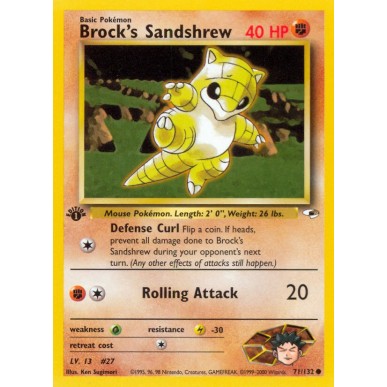 Brock's Sandshrew