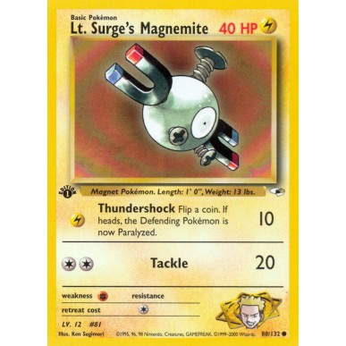 Lt. Surge's Magnemite