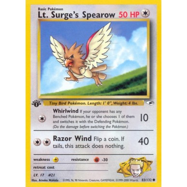 Lt. Surge's Spearow