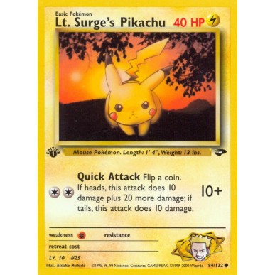 Lt. Surge's Pikachu