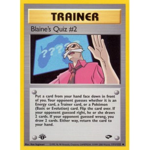 Blaine's Quiz N°2