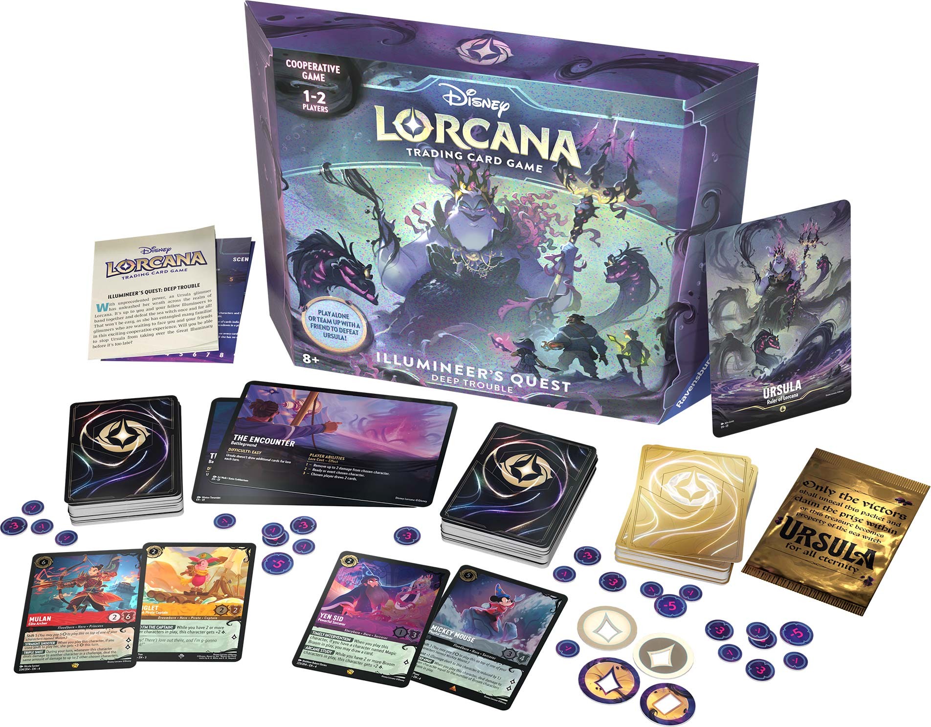 その他 LORCANA Ursulas Return Illumineers Ursula's Return - Illumineer's Quest Deep Trouble | Fantàsia