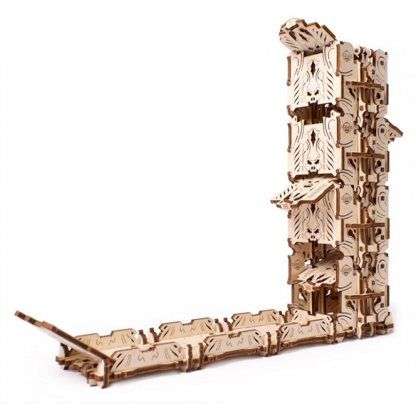 Torre Lancia Dadi Modulare di Legno - UGears Accessori Dungeons & Dragons