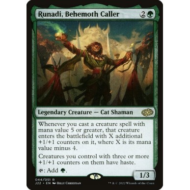 Runadi, Evocatore di Behemoth