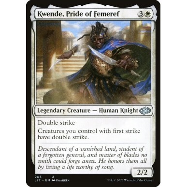 Kwende, Orgoglio di Femeref