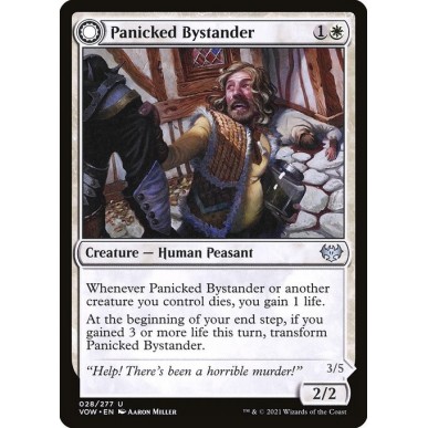 Panicked Bystander // Cackling Culprit