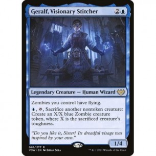 Geralf, Cucitore Visionario