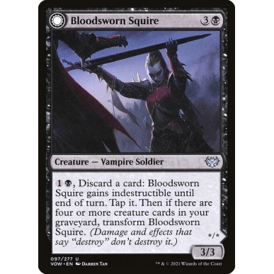 Bloodsworn Squire // Bloodsworn Knight