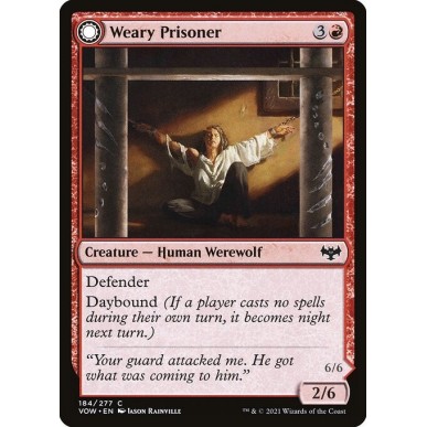 Weary Prisoner // Wrathful Jailbreaker