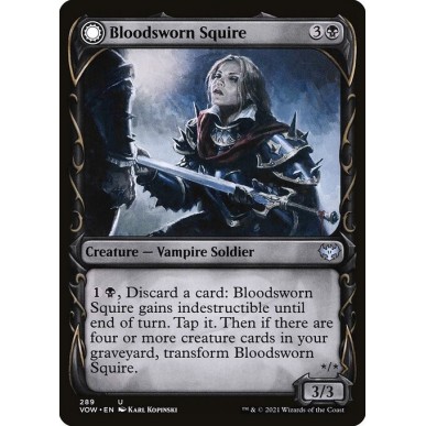 Bloodsworn Squire // Bloodsworn Knight