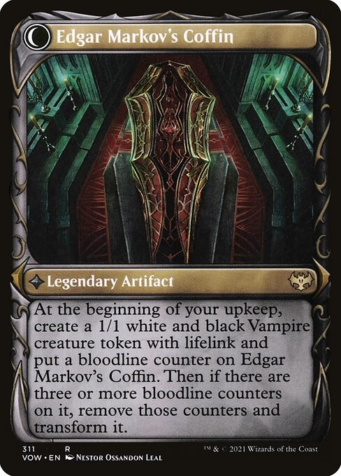 Edgar, Charmed Groom // Edgar Markov's Coffin - Innistrad: Crimson Vow ...