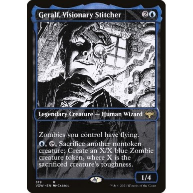 Geralf, Cucitore Visionario