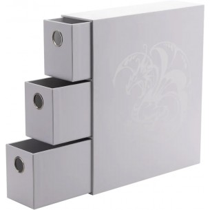 Fortress Card Drawers - White - Dragon Shield 2