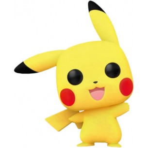Funko Pop Games 553 - Pikachu - Pokémon (Flocked) 2