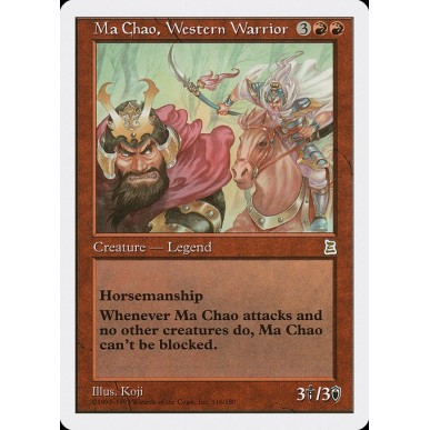 Ma Chao, Western Warrior