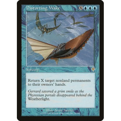 Distorting Wake