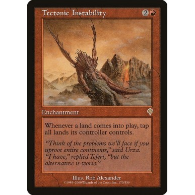 Tectonic Instability