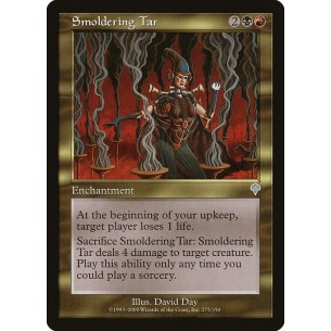 Smoldering Tar