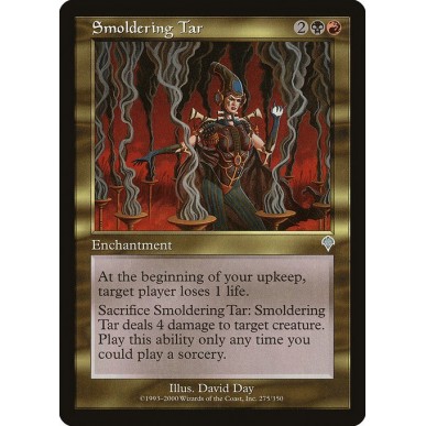 Smoldering Tar