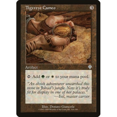 Tigereye Cameo