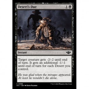 Desert's Due