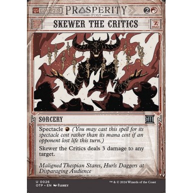 Skewer the Critics
