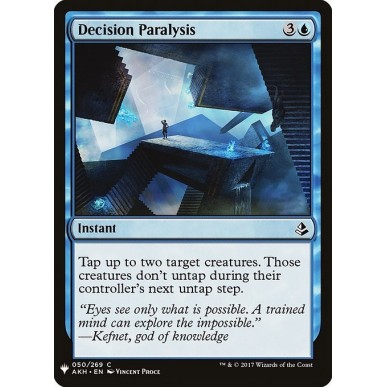 Decision Paralysis