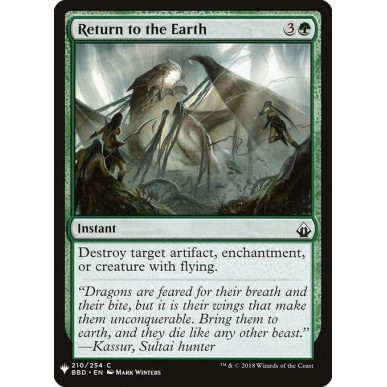 Return to the Earth