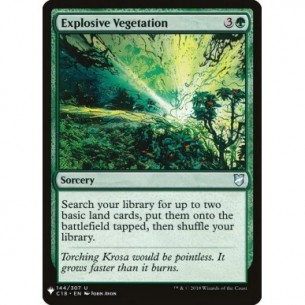 Explosive Vegetation