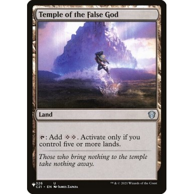Temple of the False God