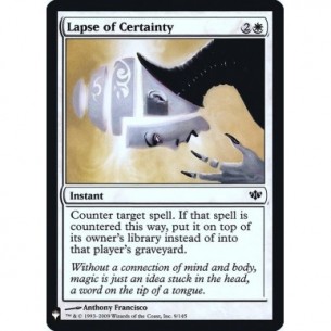 Lapse of Certainty