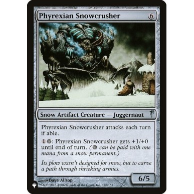 Phyrexian Snowcrusher