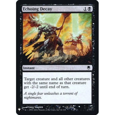 Echoing Decay
